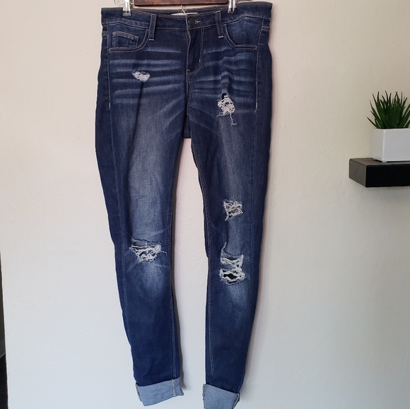 Daytrip Denim - Daytrip Virgo Distressed Skinny Jean's